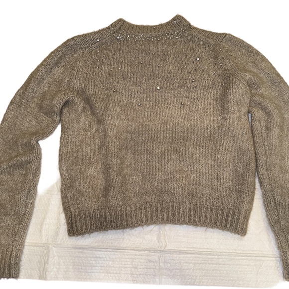 Zara long sleeved sequin embellished sweater Size M - Picture 2 of 4